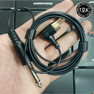 Dây RCA cho máy xăm pen - Tiệm xăm thiên đường - Màu đen