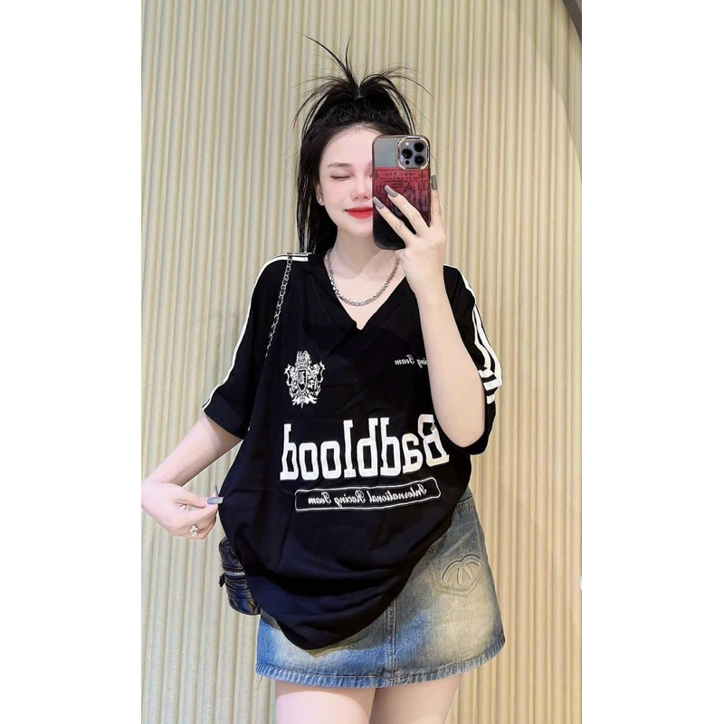 Áo thun nữ cotton from rộng chuẩn QC loai 1. nhìu màu chọn lựa