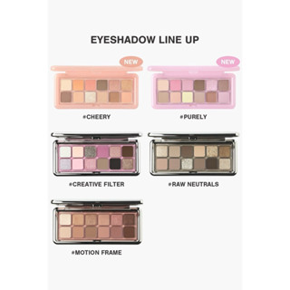 Bảng phấn mắt 3CE New Take Eyeshadow Palette (Raw Neutrals, Motion Flame, Creative Filter, Cherry, Purely