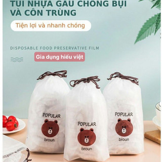 Cái màng bọc thực phẩm gấu, túi màng bọc thực phẩm hình gấu siêu gọn nhẹ