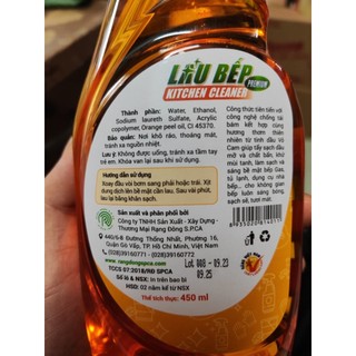 Nước lau bếp đa năng SPCa 450ml