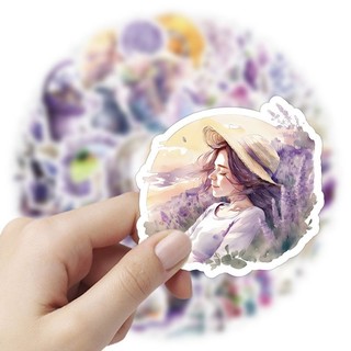 Set 50 miếng sticker hình dán chống nước