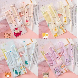 Lược chải tóc họa tiết hình thú dễ thương