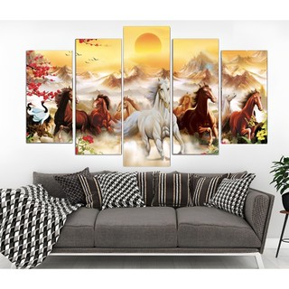 Tranh mã đáo thành công tráng gương dán tường không khung,trang trí phòng khách, trang trí nhà, siêu nét,decor  giá rẻ.