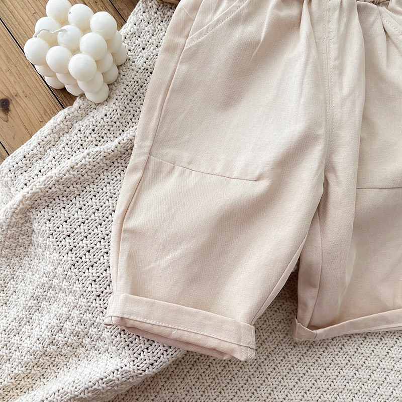 TE498- Quần dài kaki mềm mịn giả túi siêu xinh, cạp chun co giãn thoải mái cho bé trai bé gái từ 8-17kg