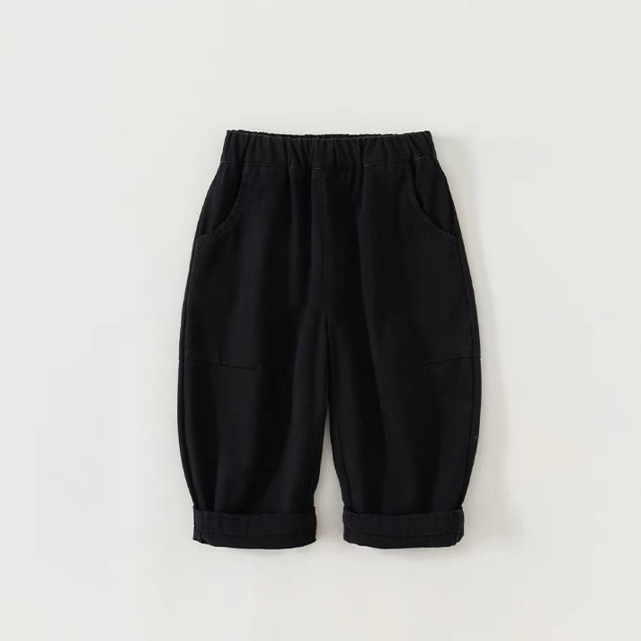 TE498- Quần dài kaki mềm mịn giả túi siêu xinh, cạp chun co giãn thoải mái cho bé trai bé gái từ 8-17kg