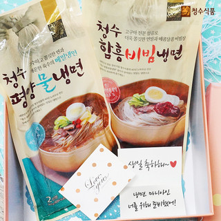 Mì lạnh Hàn Quốc Choung Soo 360g (Mì lạnh trộn - Mì lạnh nước)