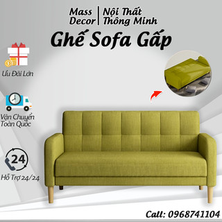 Ghế Sofa Thông Minh Gấp Gọn tích hợp 2 tính năng vừa làm giường vừa làm ghế Chất Liệu Bọt Biển KT 170x98cm