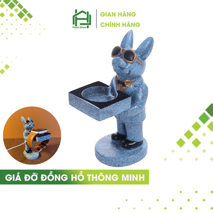 Giá đỡ đồng hồ kiêm đế sạc thông minh dành cho Apple Watch, giá đỡ đồng hồ để bàn decor trang trí làm quà tặng