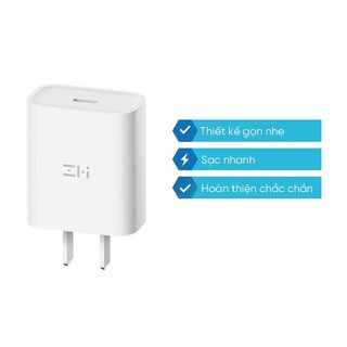 Củ sạc nhanh zmi ha716 pd 20w pd3.0 type-c cho điện thoại iphone