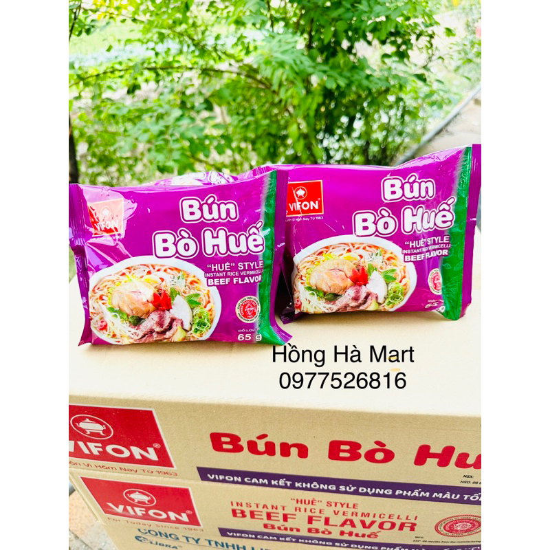 Thùng Bún Bò Huế VIFON 30 gói x65g