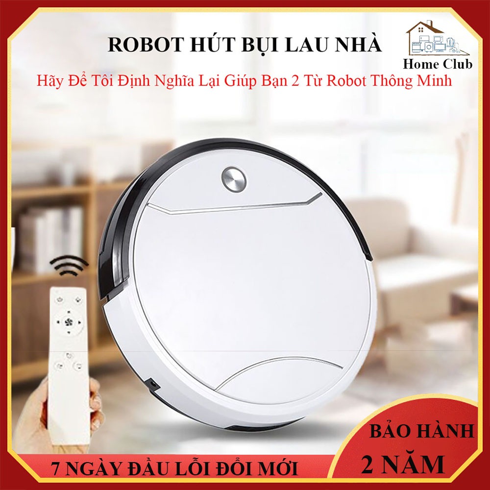 Robot hút bụi lau nhà , công suất hút cực mạnh, cảm biến chống rơi thông minh , tự động định vị dock sạc khi yếu pin