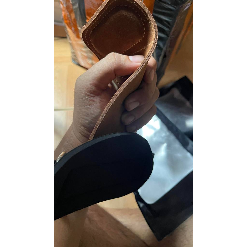 Găng tay da bò deadlift Nine Study Chính hãng hở ngón tập gym bao tay lifting straps