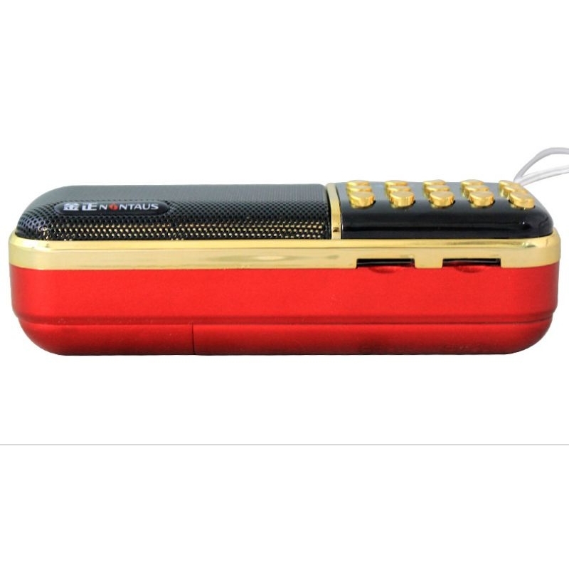 Loa Nghe Nhạc Cắm Thẻ Nhớ, FM Nontaus B851 Nghe Hay Kèm 2 Pin