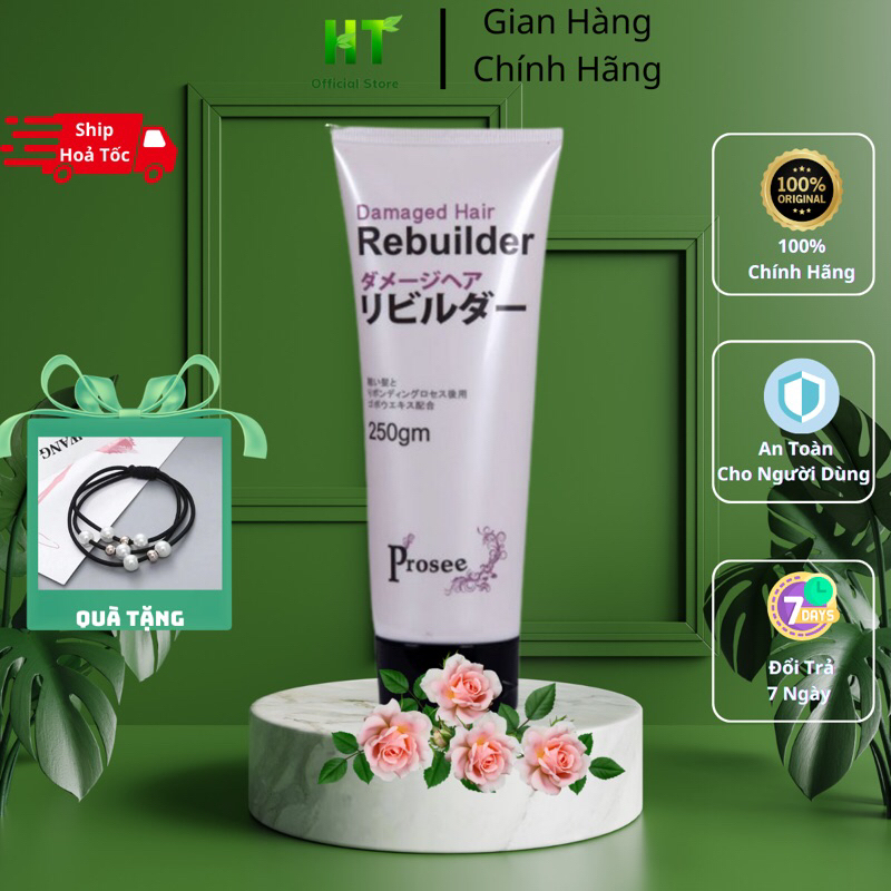 Xả khô Prosee Damaged Hair Rebuilder 250gm dưỡng tóc mềm mượt