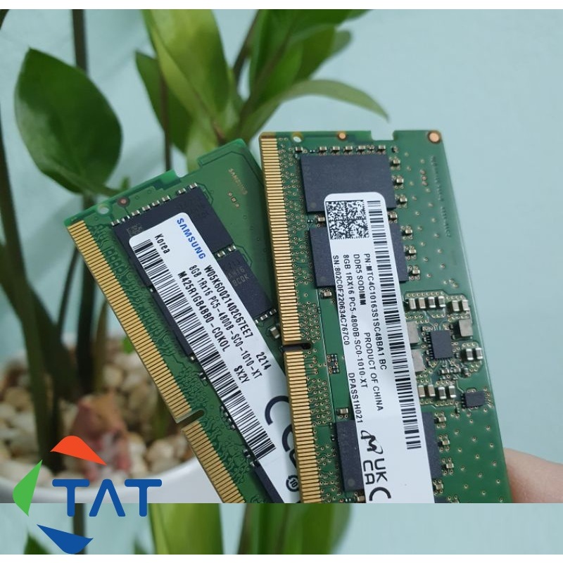 Ram Laptop 8GB DDR5 4800Mhz 5600Mhz Micron Hynix Samsung Mới - Bảo hành 3 năm 1 đổi 1