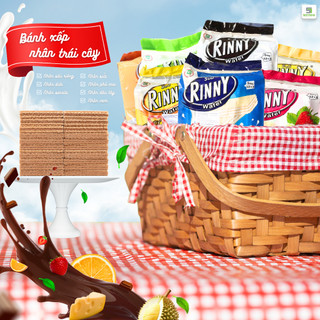 Bánh xốp Thái Lan RINNY 12 gói tặng 3 gói - nhân kem đủ vị