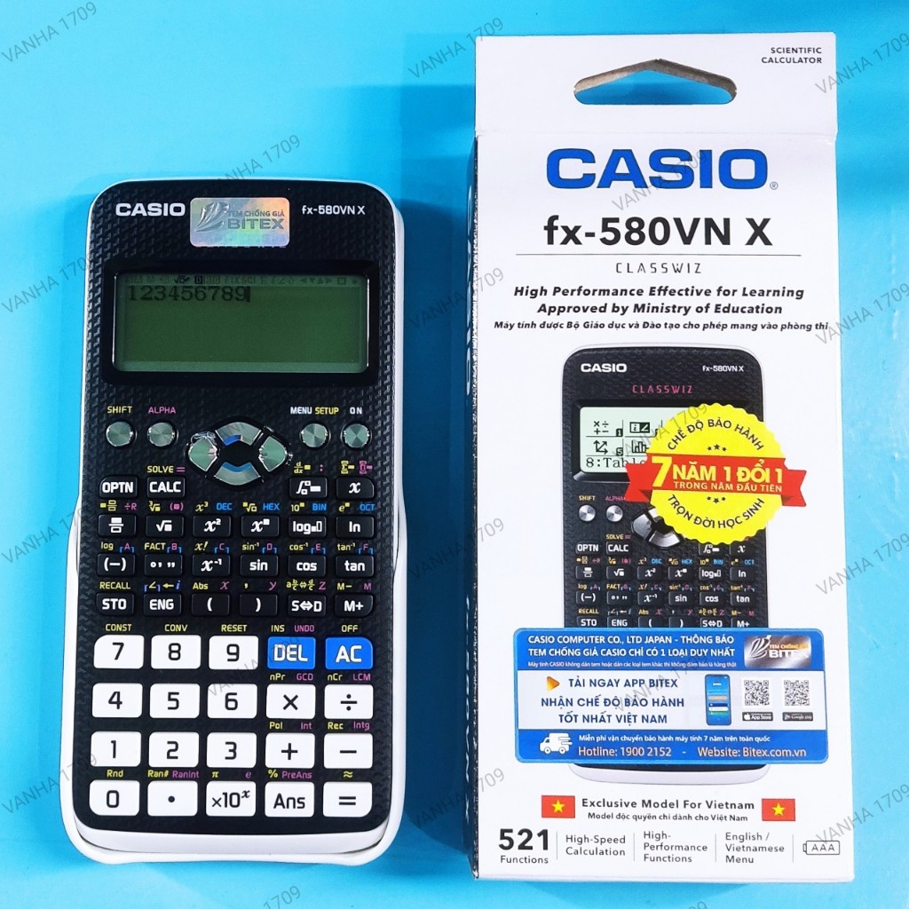 [HÀNG CHÍNH HÃNG] CASIO™ Máy Tính Khoa Học fx 580VN X