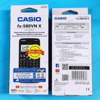 [HÀNG CHÍNH HÃNG] CASIO™ Máy Tính Khoa Học fx 580VN X