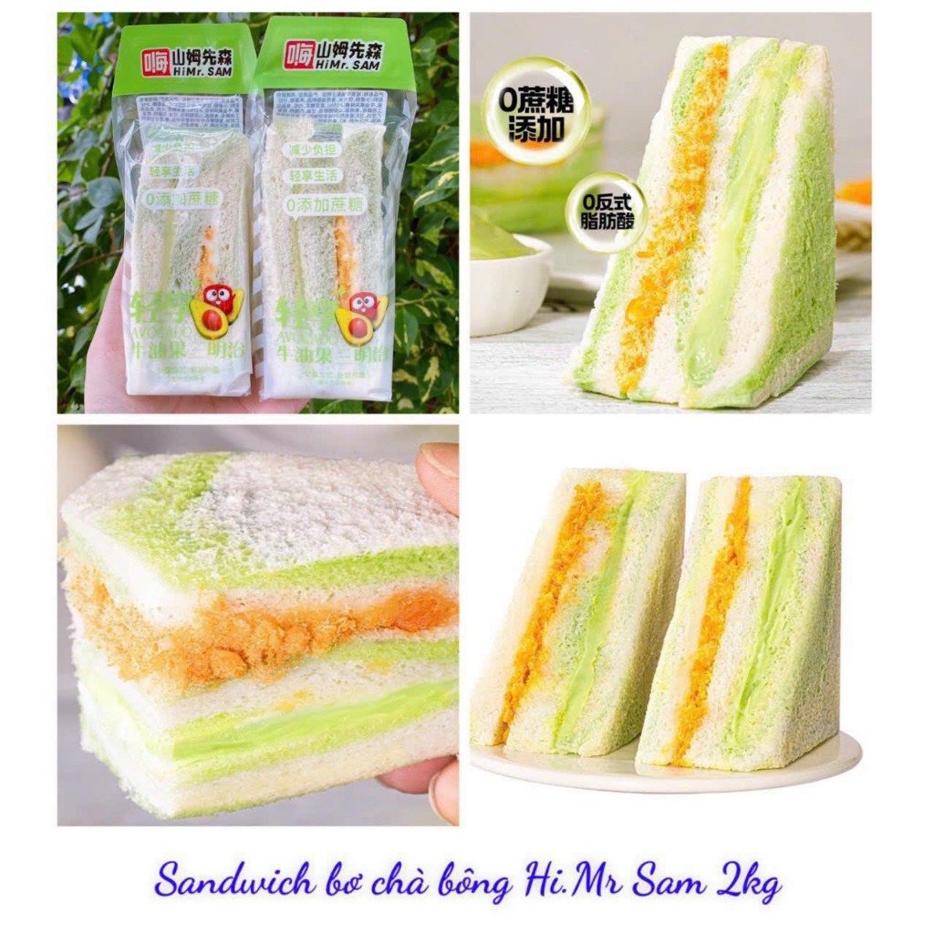 BÁNH SANDWICH MR SAM KHOAI MÔN KEM RUỐC