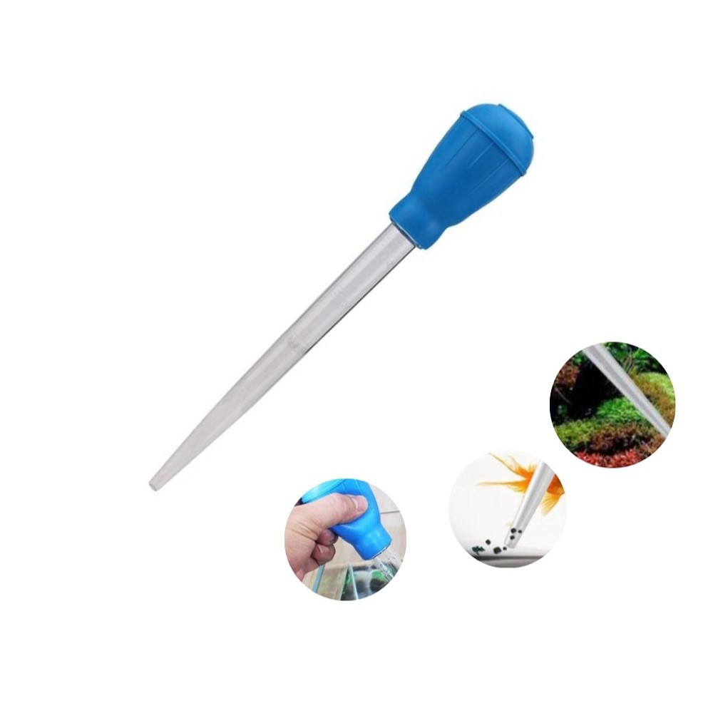Ống hút cặn bể cá dài 30cm có định lượng, hút chất bẩn hoặ châm nước - Phụ kiện cá cảnh KHANG KA THỦY QUÁN