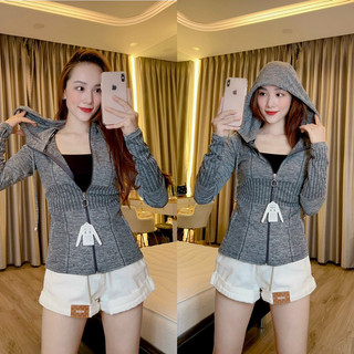 Áo khoác thun lạnh bo eo chuẩn đẹp!