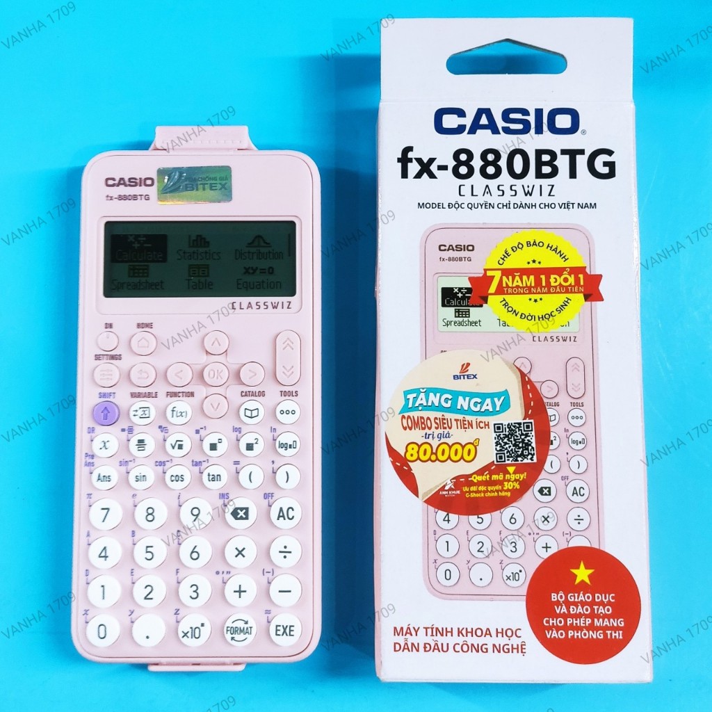 [HÀNG CHÍNH HÃNG] CASIO Máy Tính Khoa Học fx 880BTG.