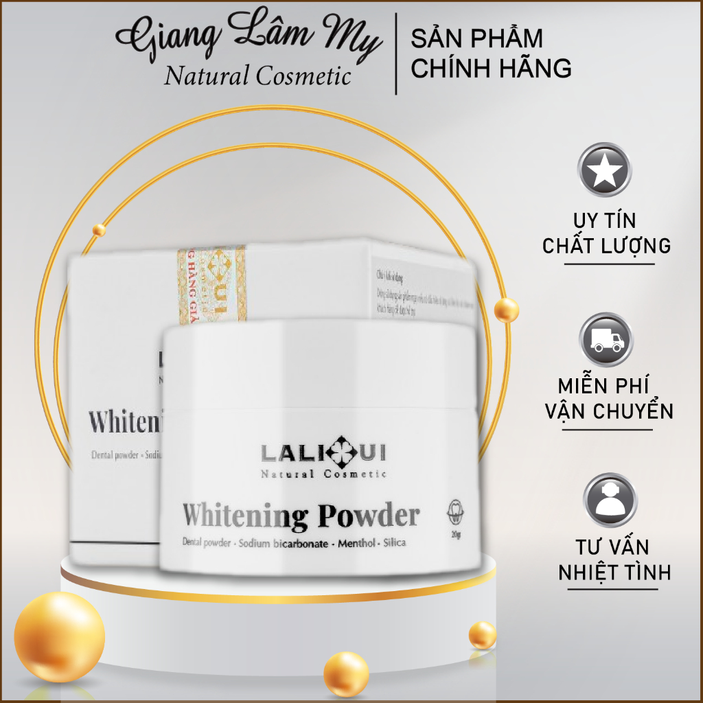 Bột Tẩy Trắng Răng Giải Quyết Hôi Miệng Whitening Powder Lalihui