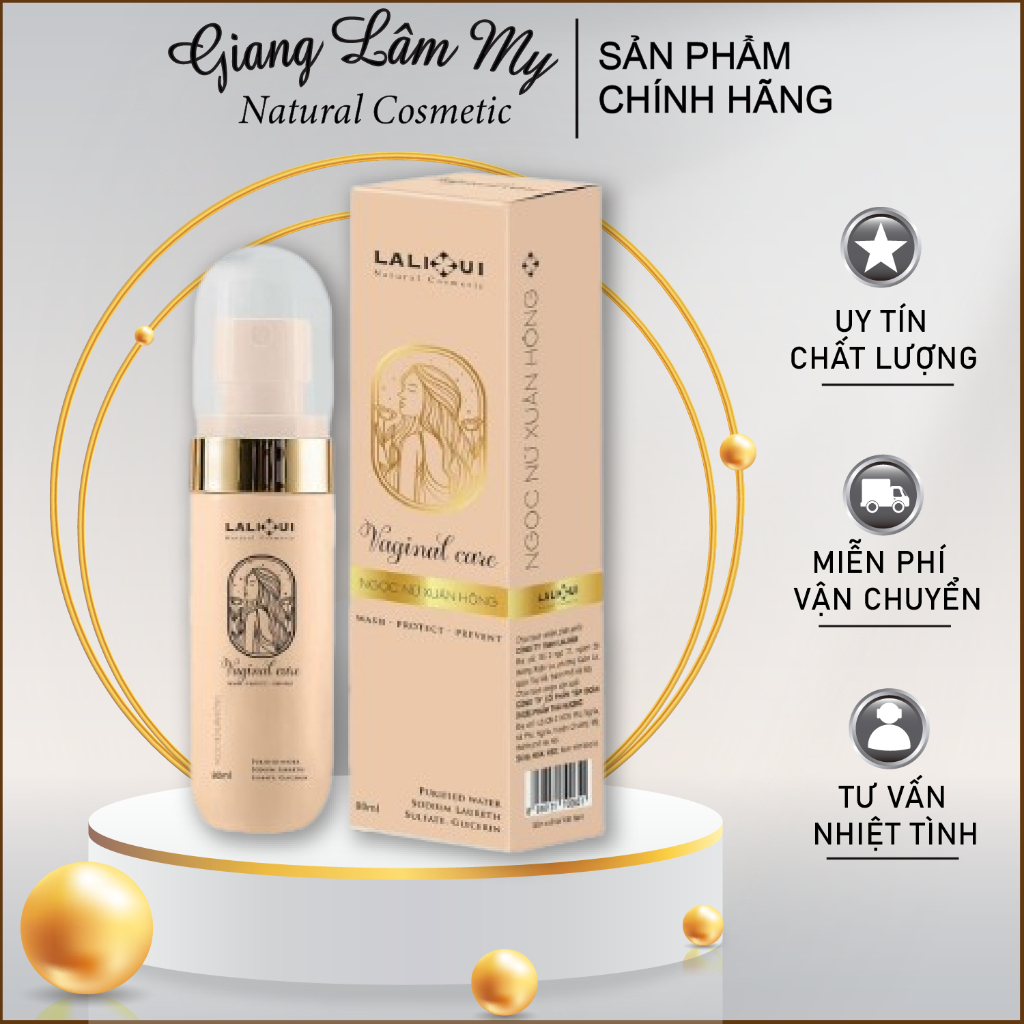 Sản Phẩm Dung Dịch Vệ Sinh Ngọc Nữ Xuân Hồng Lalihui Mẫu Mới 2023