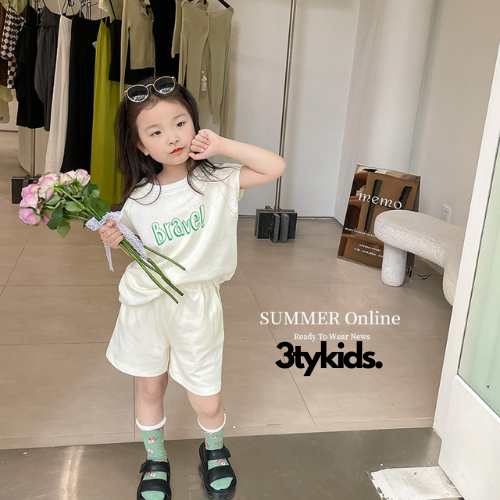 Đồ bộ bé gái Hàn Quốc 3ykids kiểu dáng thể thao cá tính cho bé 15-38kg