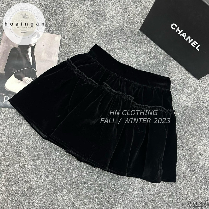 CHÂN VÁY NHƯNG XOÈ PHỒNG CẠP KHOÁ CHẤT ĐẸP MS15661