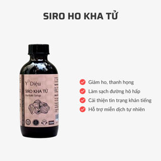 Siro Ho Kha Tử Y Diệu 120ml 250ml, Giảm ho hiệu quả, vị chát