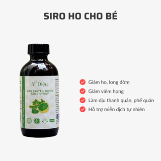 Siro Ho Cho Bé Thảo Mộc KIDS Y DIỆU 120ml, Giảm ho, long đờm