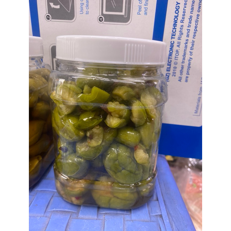 Cà Na  đập , Ngâm chua ngọt cay kèm muối ớt siêu cay .