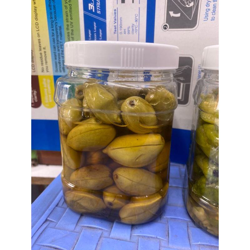 Cà Na  đập , Ngâm chua ngọt cay kèm muối ớt siêu cay .