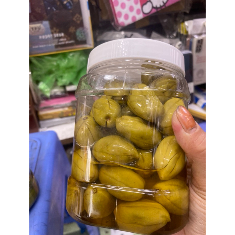 Cà Na  đập , Ngâm chua ngọt cay kèm muối ớt siêu cay .