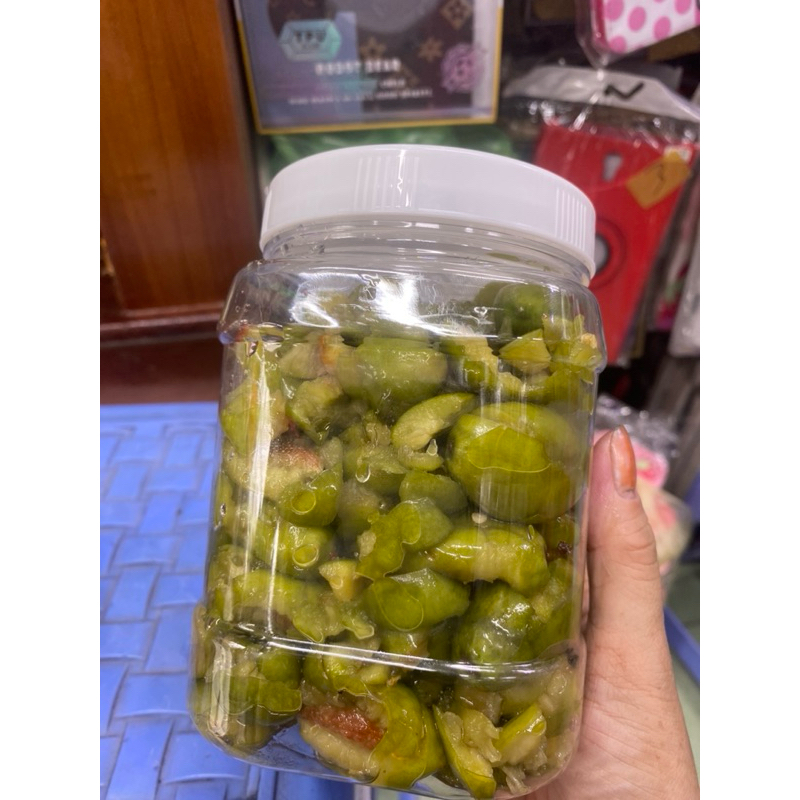 Cà Na  đập , Ngâm chua ngọt cay kèm muối ớt siêu cay .