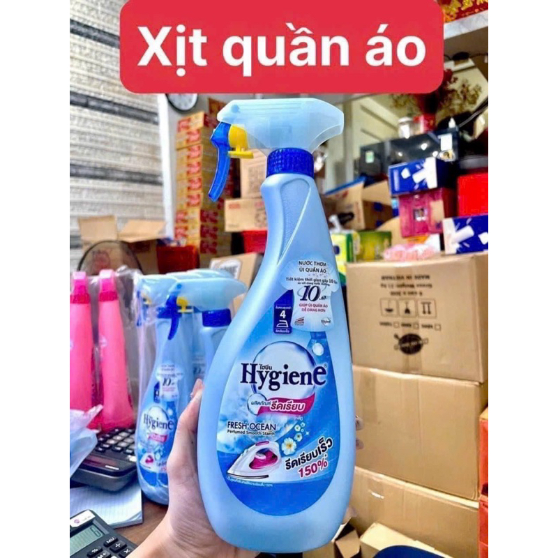 Nước Xịt Ủi Thơm Quần Áo Hygiene 550Ml Thái Lan