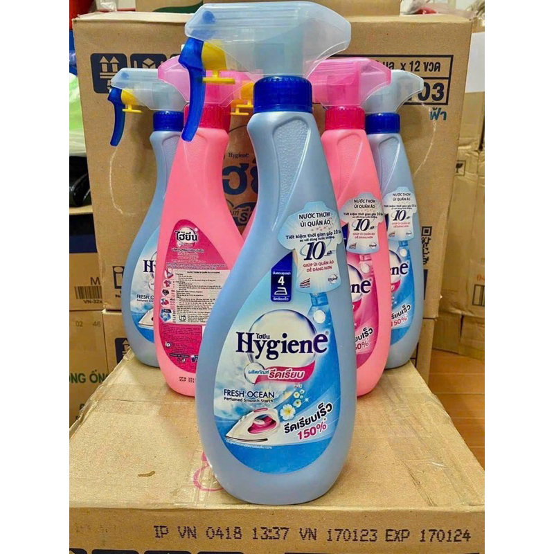 Nước Xịt Ủi Thơm Quần Áo Hygiene 550Ml Thái Lan