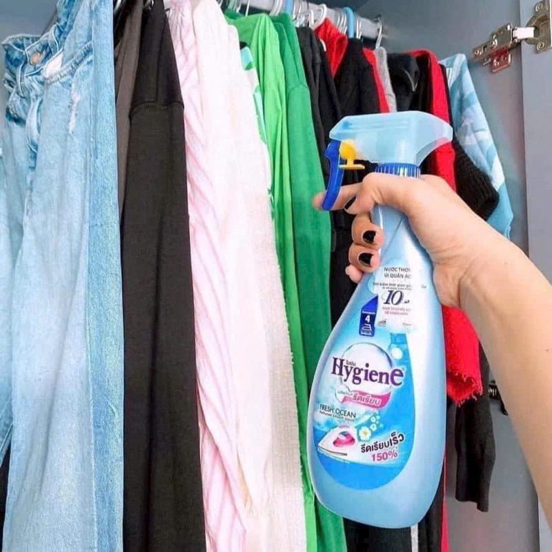 Nước Xịt Ủi Thơm Quần Áo Hygiene 550Ml Thái Lan