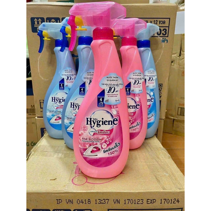 Nước Xịt Ủi Thơm Quần Áo Hygiene 550Ml Thái Lan