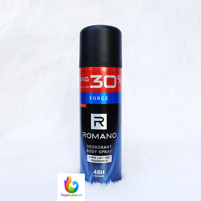 Xịt Khử Mùi Toàn Thân Romano 150ml
