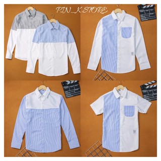 Áo sơ mi thom kẻ sọc dài tay vải cotton lụa cao cấp mẫu hot , sơ mi nam nữ nhiều mẫu