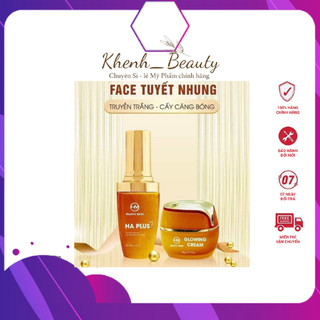 Combo kem face tuyết nhung, serum ha hammy