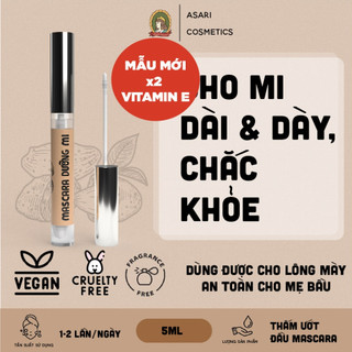 [5ml - đầu cọ nhung] Mascara dưỡng mi dày, dài & chắc khỏe handmade Asari Cosmetics