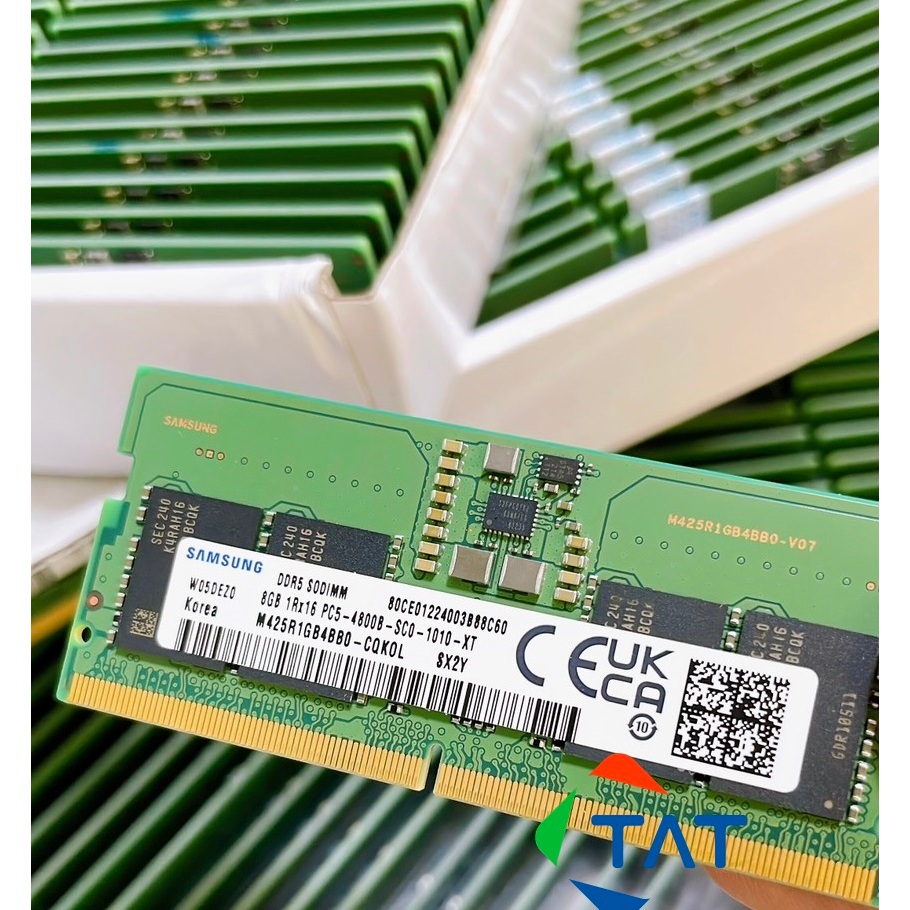 Ram Laptop 8GB DDR5 4800Mhz 5600Mhz Micron Hynix Samsung Mới - Bảo hành 3 năm 1 đổi 1