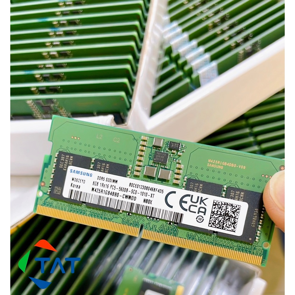 Ram Laptop 8GB DDR5 4800Mhz 5600Mhz Micron Hynix Samsung Mới - Bảo hành 3 năm 1 đổi 1