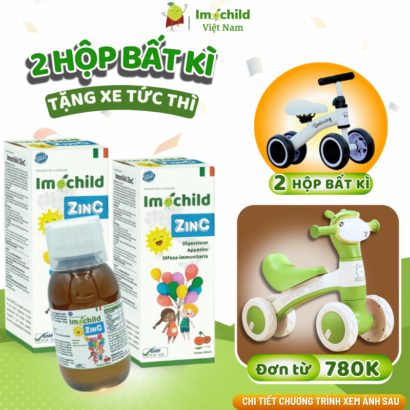Kẽm Hữu Cơ Cho Bé Imochild ZinC Lọ 100ml - IMOCHILD Lọ 100ml