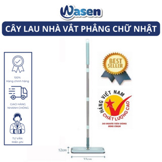 [KÈM BÔNG LAU] Cây lau nhà dành cho bộ vắt phẳng chữ nhật cho mọi bộ lau nhà THÔNG MINH Wasen