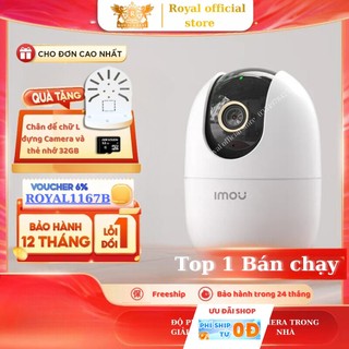 Camera wifi imou trong nhà a22ep 2m full hd 1080p xoay 360 độ, đàm thoại 2 chiều chính hãng - camera imou wifi royal
